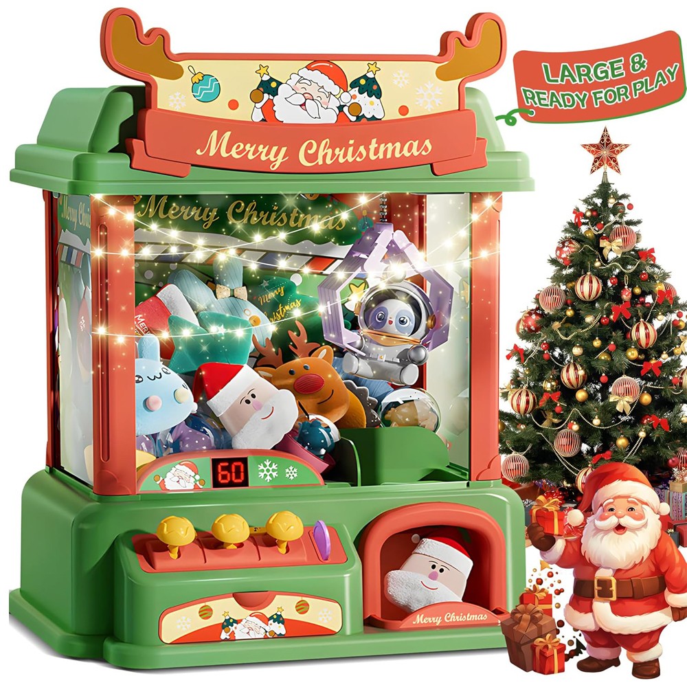 Arcade Toy Claw Vending Machine - Máquina de garra de Navidad para