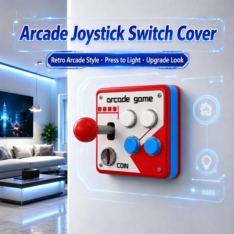 Arcade Vibes - Panel de Control de Enchufe para