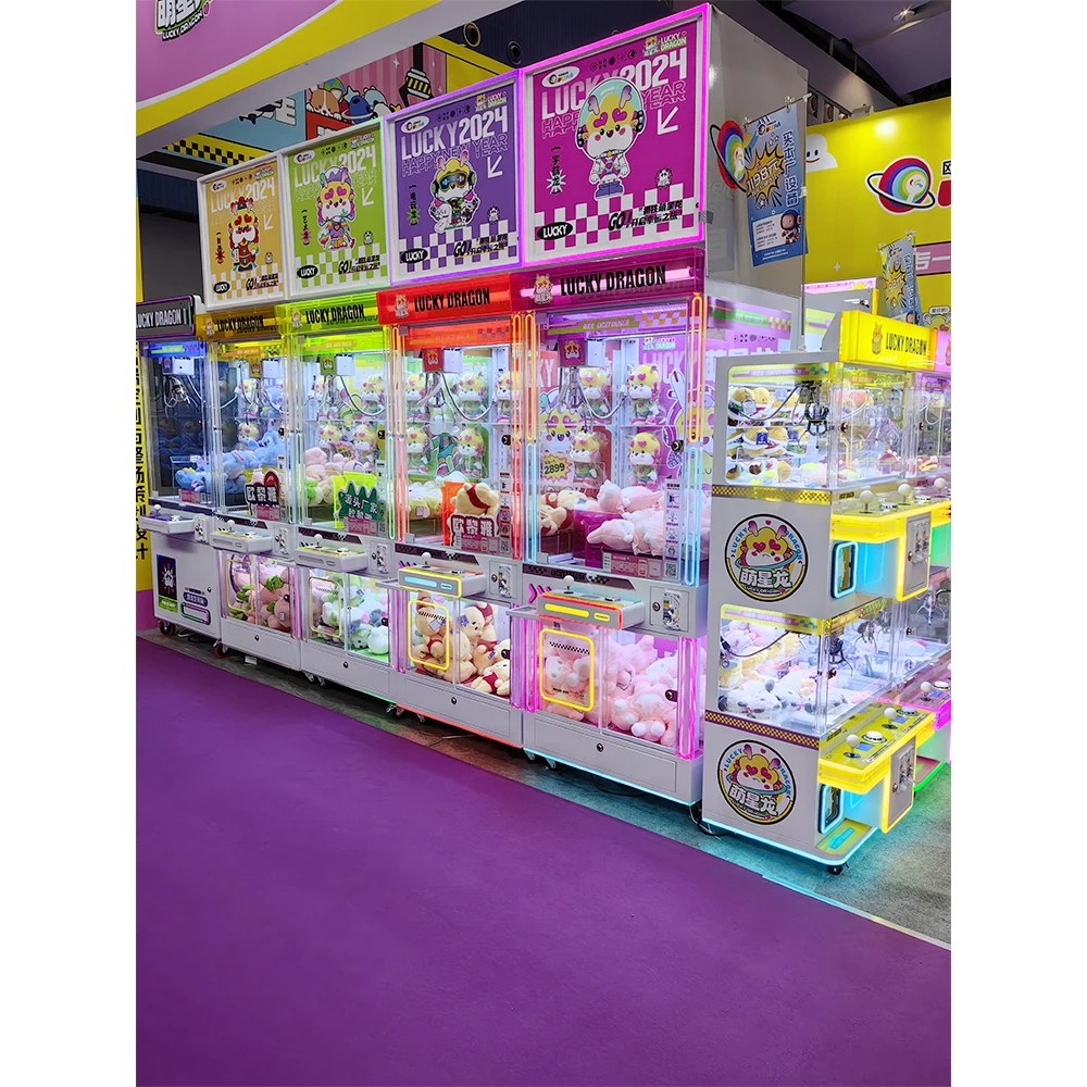 Arcade Toy Claw Vending Machine - # Nueva máquina de garra colorida,