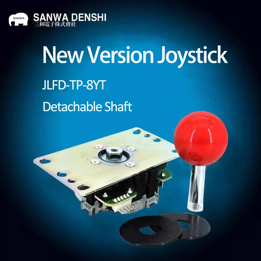 Arcade Vibes - Joystick SANWA original de Japón, JLFD-TP-8YT,