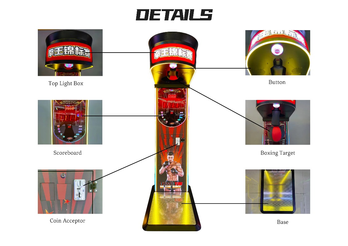 Máquina de boxeo recreativa op - Boxing Machine Arcade reseña y precio