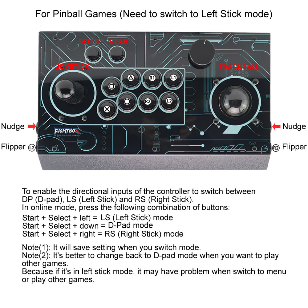 Joystick Arcade FightBox R10-P - Trackball Controller Arcade reseña y precio
