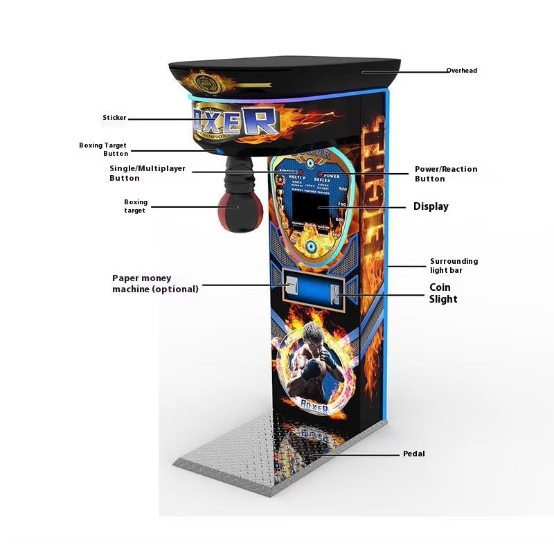 Máquina de Boxeo Arcade Black  - Boxing Machine Arcade reseña y precio